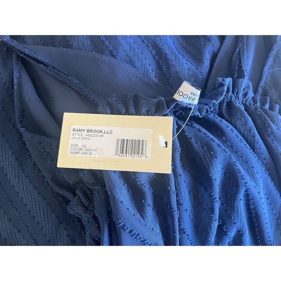 NWT Ramy Brook Navy Blue Willa Maxi Dress XS - Picture 14 of 14